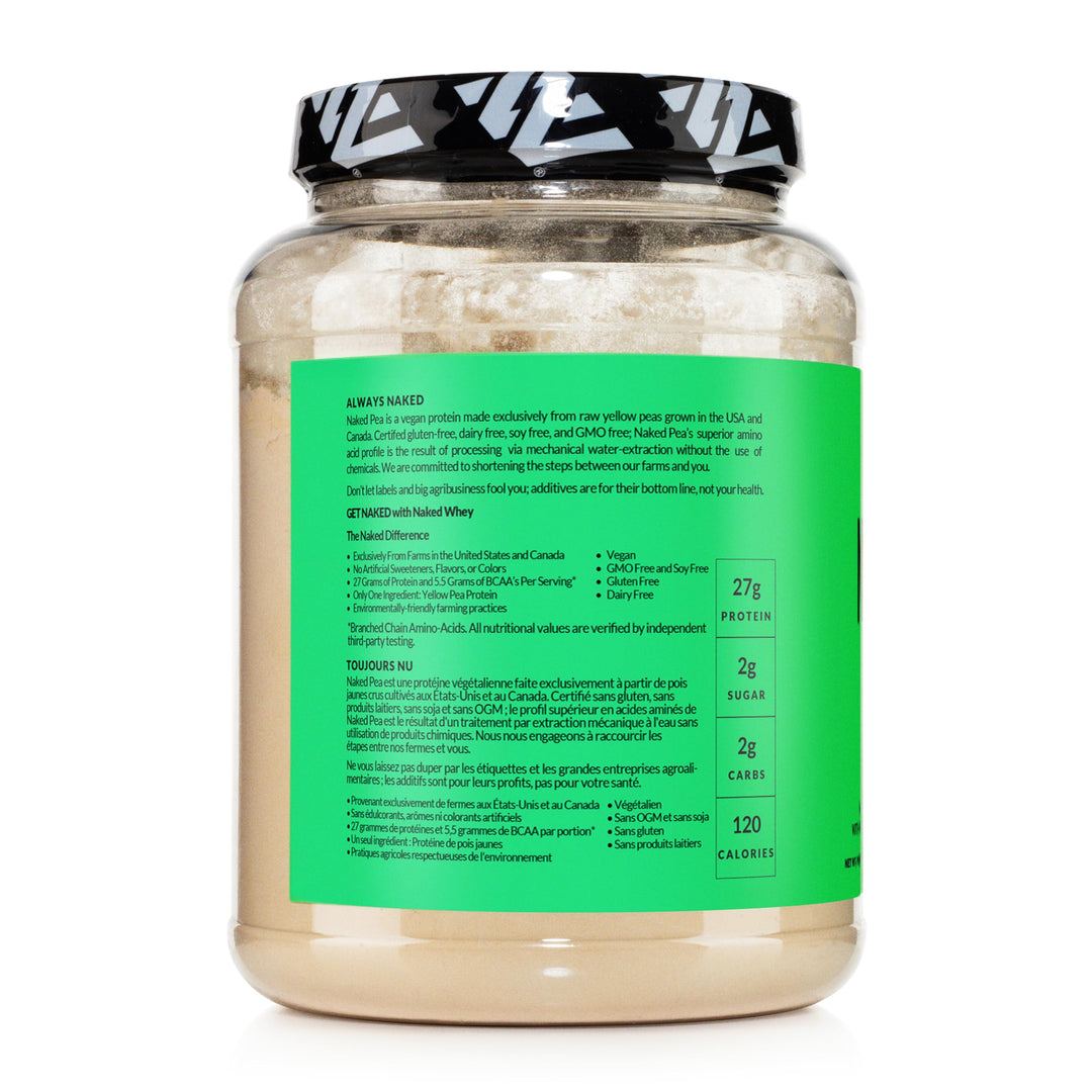 Naked Nutrition – Pea Protein – Unflavoured – 2lb – Plant based isolate