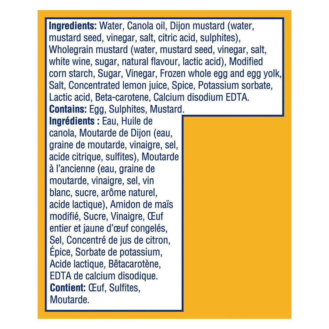 Hellmann's Dijonnaise Mayonnaise Dressing – 2 x 340 ML - Canadian Distribution - Ships Free Within Canada on Orders Above CAD $199