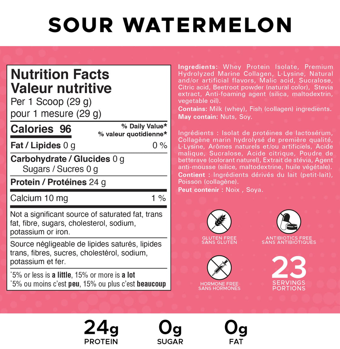 Revolution Nutrition – Splash Clear Isolate – Sour Watermelon – 667g