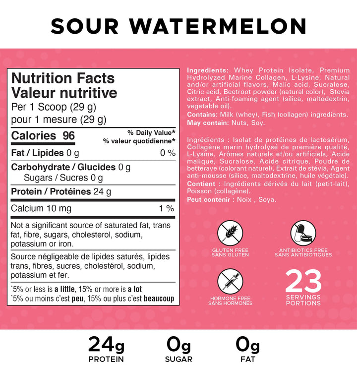 Revolution Nutrition – Splash Clear Isolate – Sour Watermelon – 667g