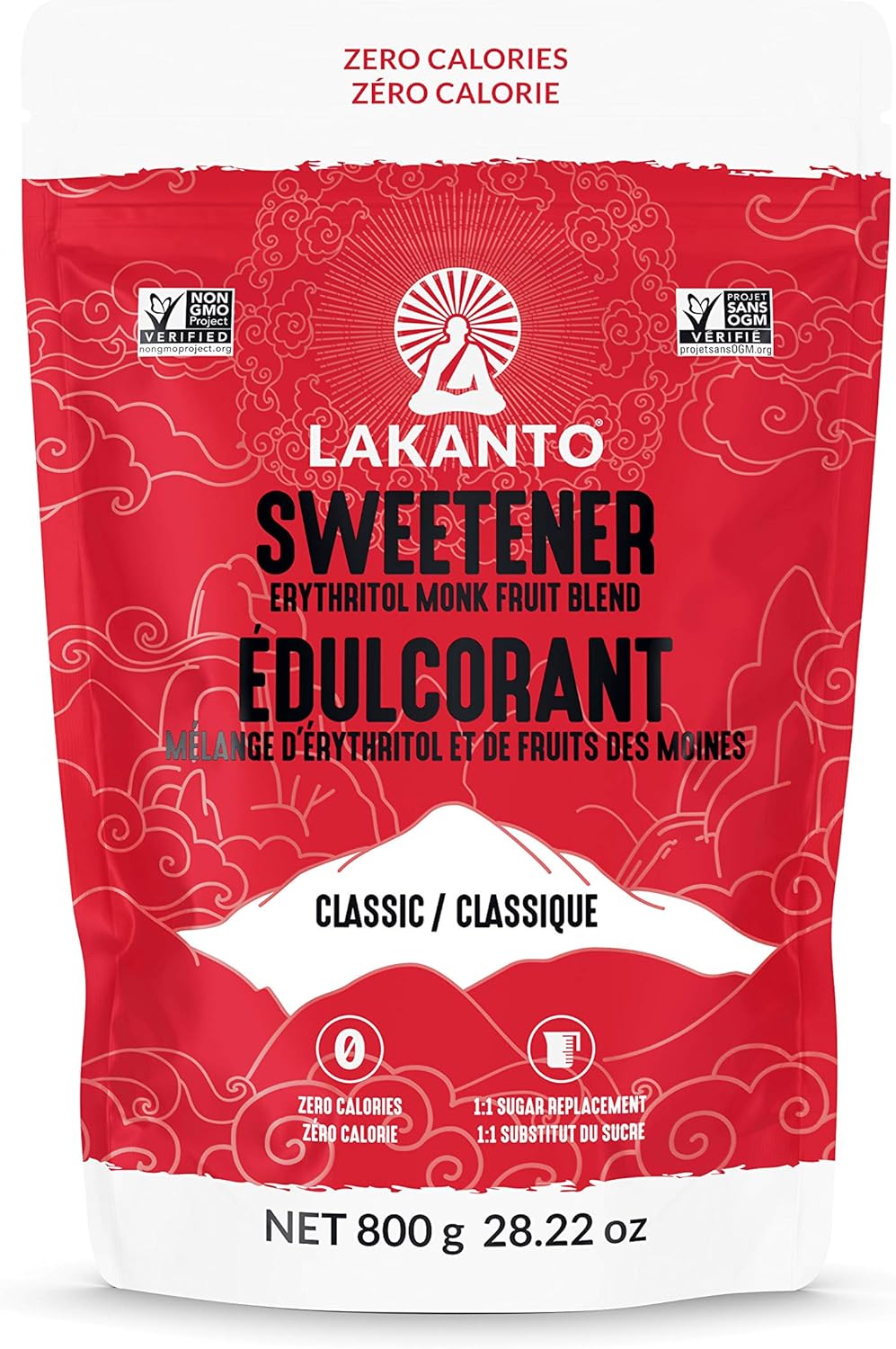 Lakanto – Monkfruit Sweetener – Classic White – 800 g