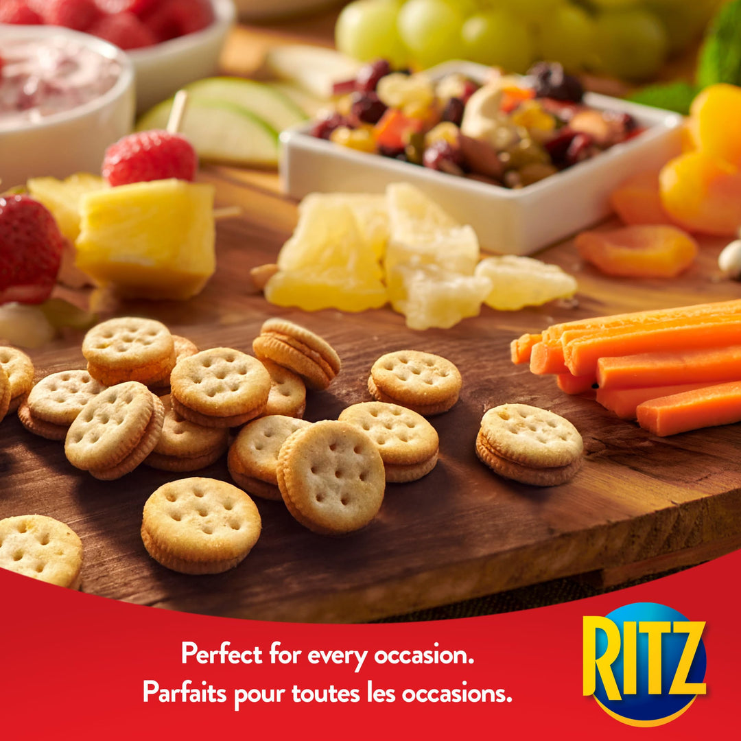 RITZ BITS Cheese Sandwiches - 30 Individual Snack Packs (1.26 kg) - Canadian Distribution - Ships Free Within Canada on Orders Above CAD $199