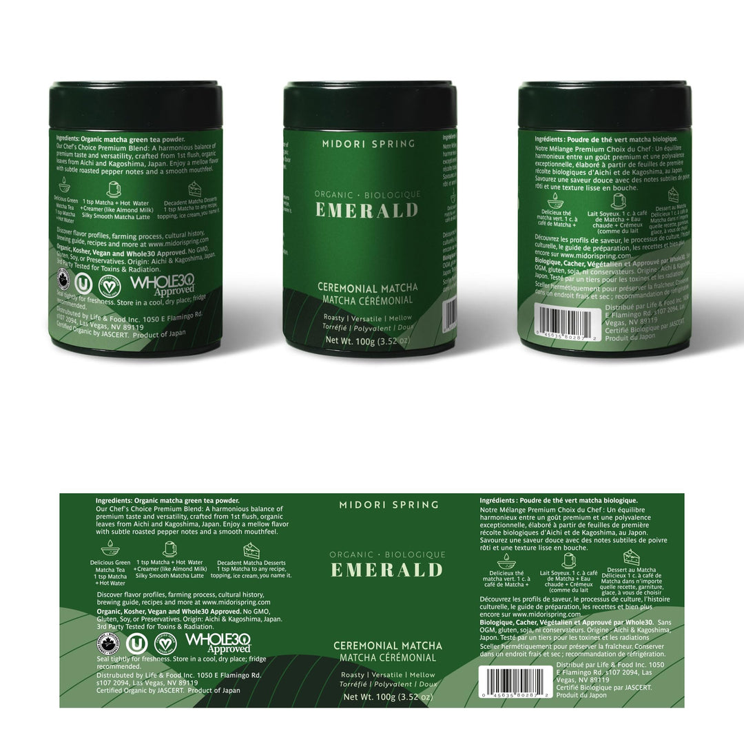 Midori Spring – Ceremonial Matcha Powder – Emerald – Premium Japanese