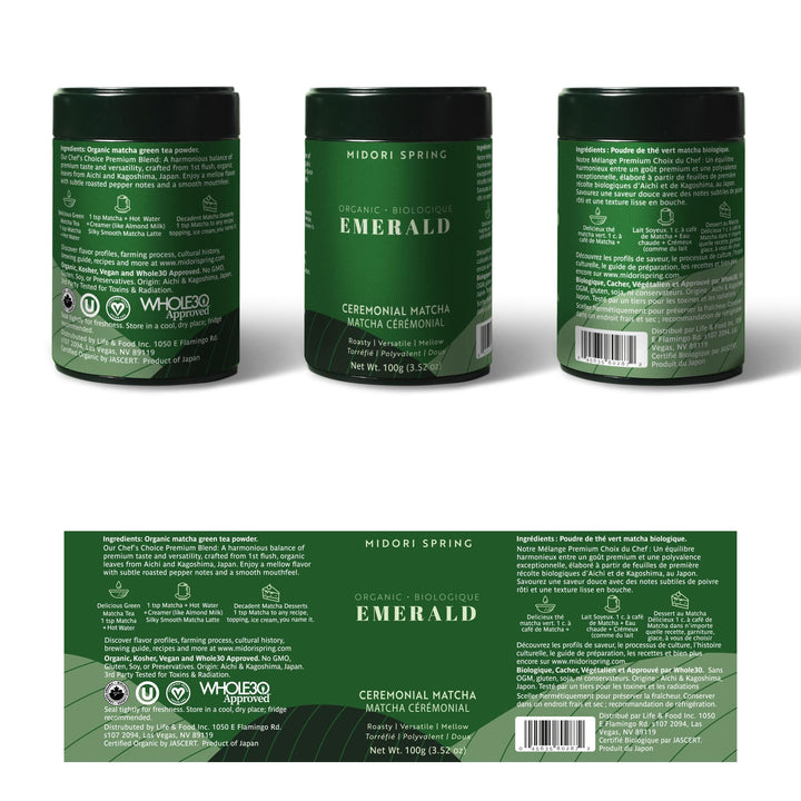 Midori Spring – Ceremonial Matcha Powder – Emerald – Premium Japanese
