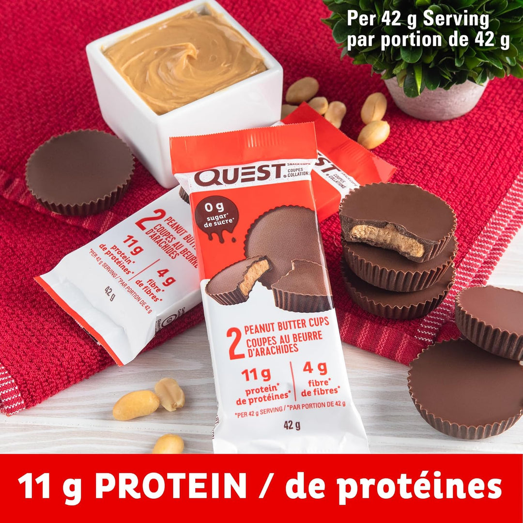 Quest – Tasses au beurre de cacahuète – Paquet de 12