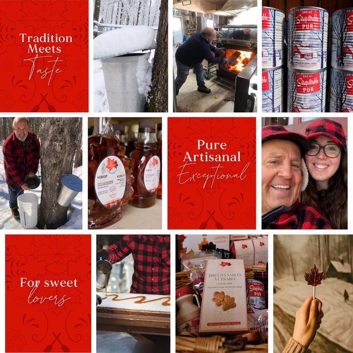 Little Quebec Sugar Shack – Maple Cookies – Traditional – 24 Count – Collectible Tin