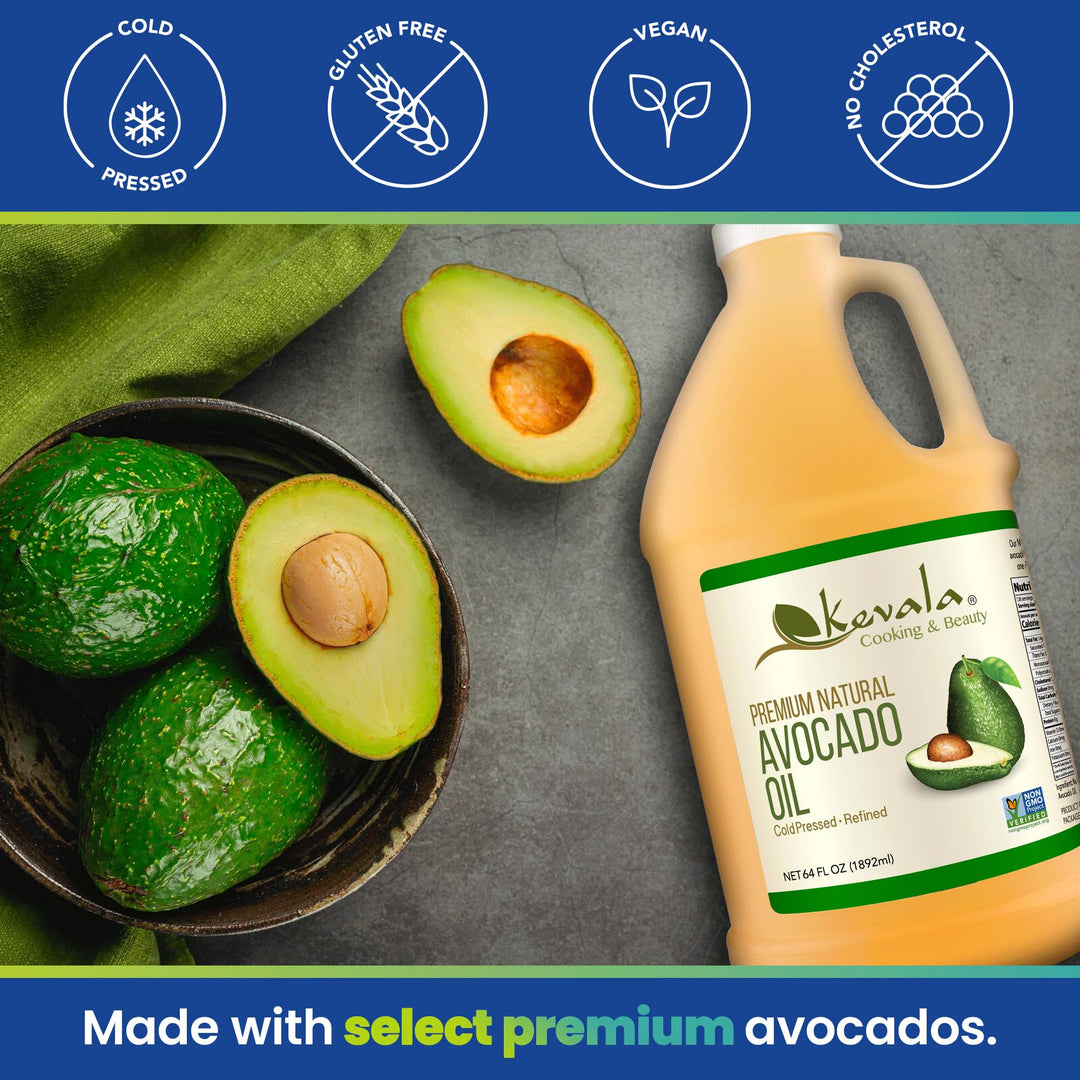 Kevala – Avocado Oil – Cold Pressed – 64 fl oz
