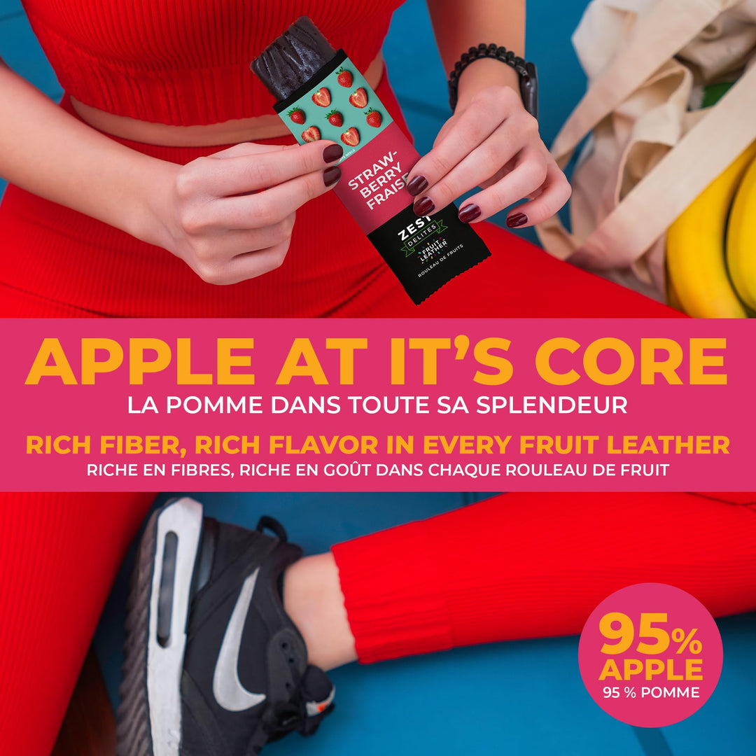 Zest Delites – Fruit Leather Lavashak – Mixed Fruit – 50 × 25g – Individually wrapped