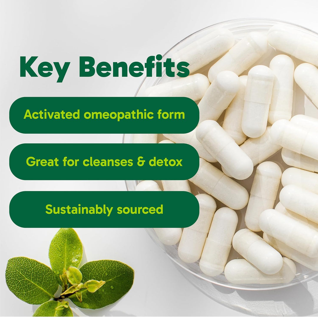 Organika – Activated Charcoal – 90 Capsules