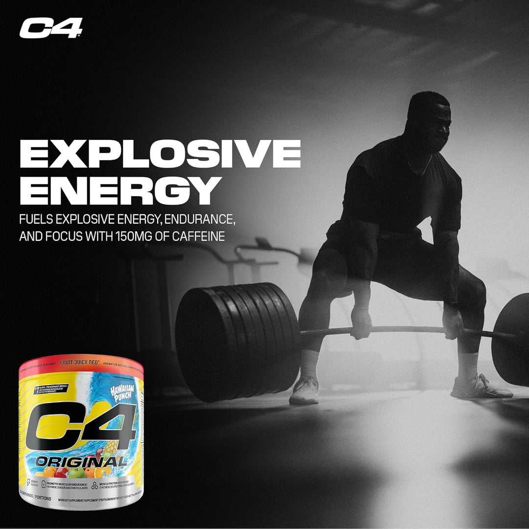 Cellucor – C4 Original Pré-Entraînement – Punch Hawaïen – 30 doses