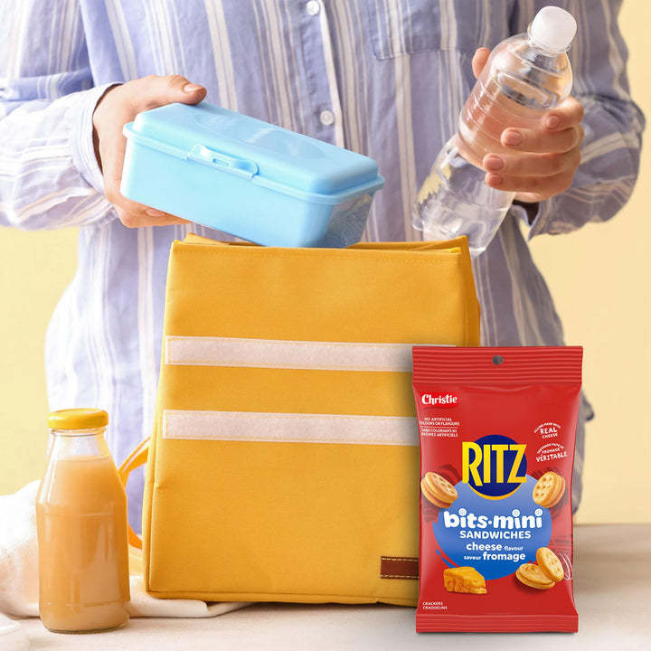 RITZ BITS Cheese Sandwiches - 30 Individual Snack Packs (1.26 kg) - Canadian Distribution - Ships Free Within Canada on Orders Above CAD $199