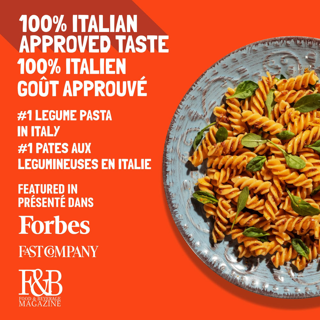 Felicia Organic Chickpea Fusilli Pasta – 2 x 250g - Canadian Distribution - Ships Free Within Canada on Orders Above CAD $199