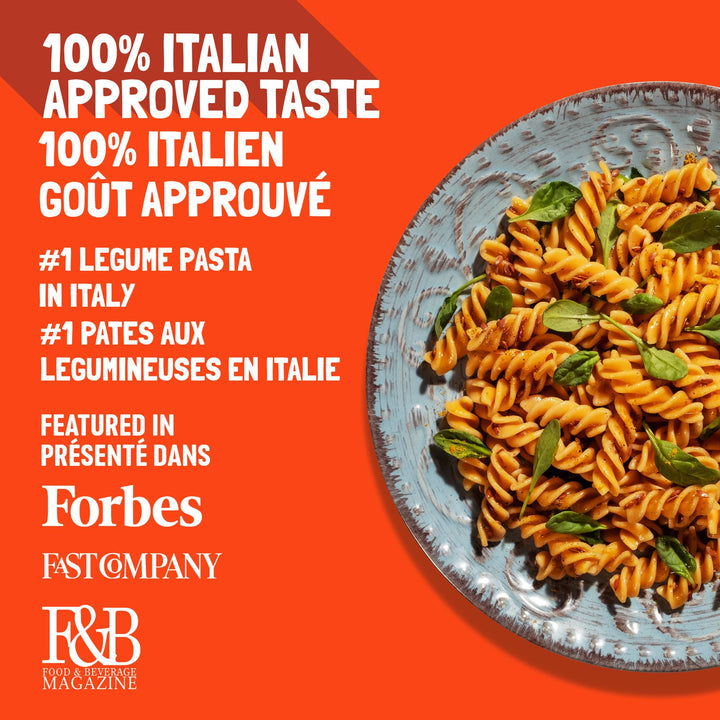 Felicia Organic Chickpea Fusilli Pasta – 2 x 250g - Canadian Distribution - Ships Free Within Canada on Orders Above CAD $199