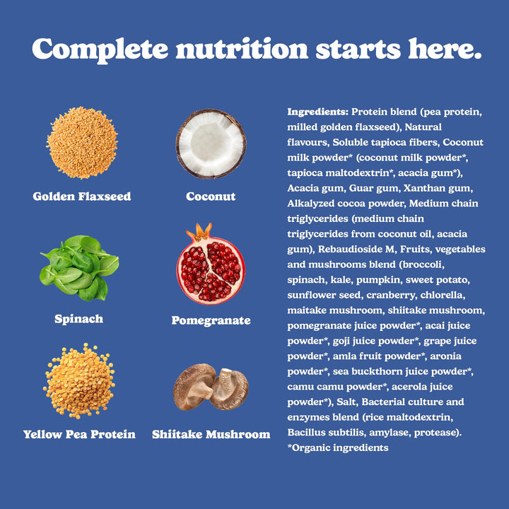 Good Protein - Cookies &amp; Cream - Protéines végétales en poudre (végétaliennes) - 880 g