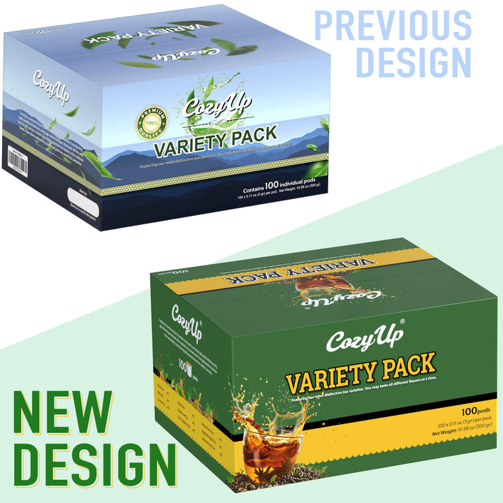 Cozy Up – Tea Variety Pack – 100 Count – Keurig Compatible