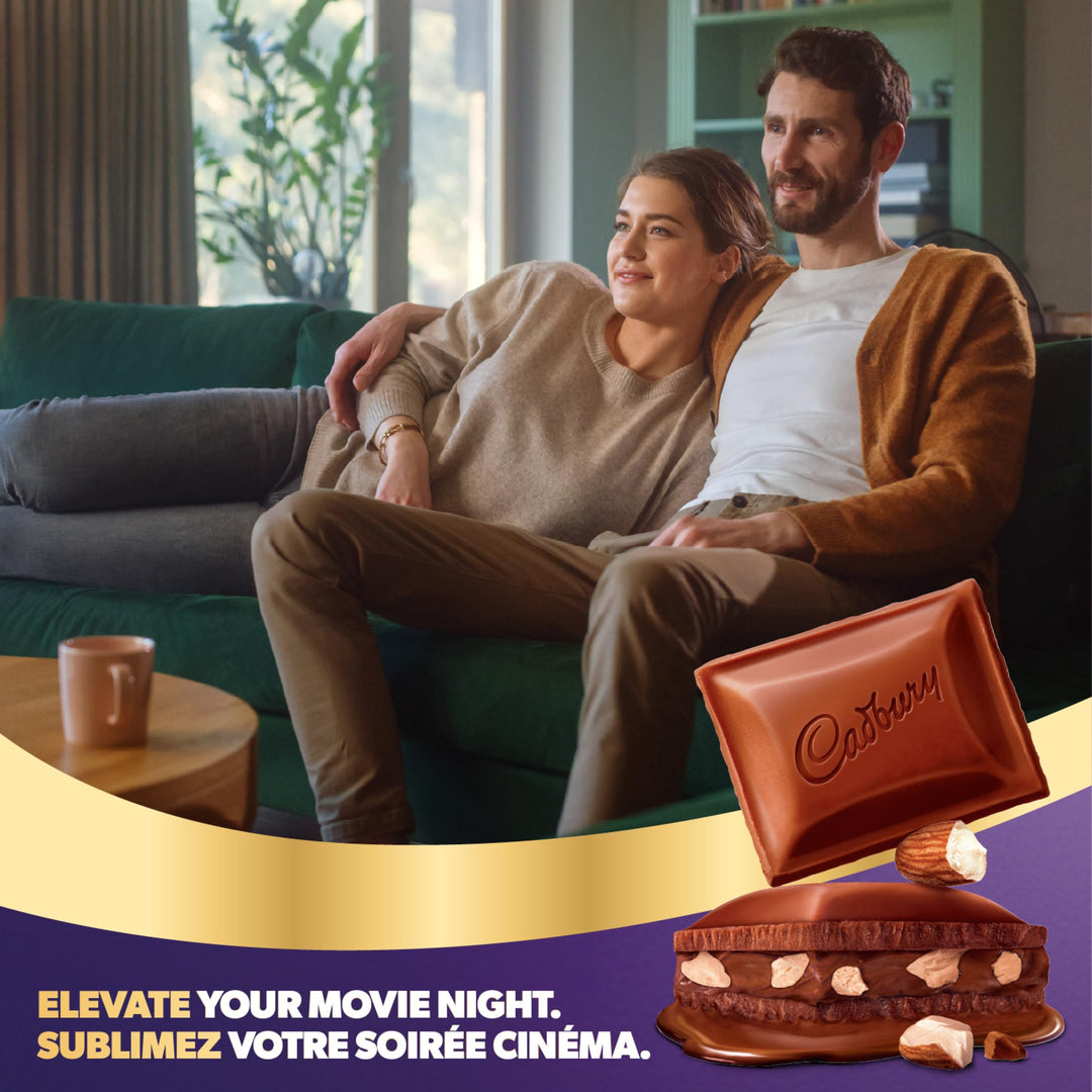 Cadbury Dairy Milk Almond Creme 2 x 105g Chocolate Bar - Canadian Distribution - Ships Free Within Canada on Orders Above CAD $199