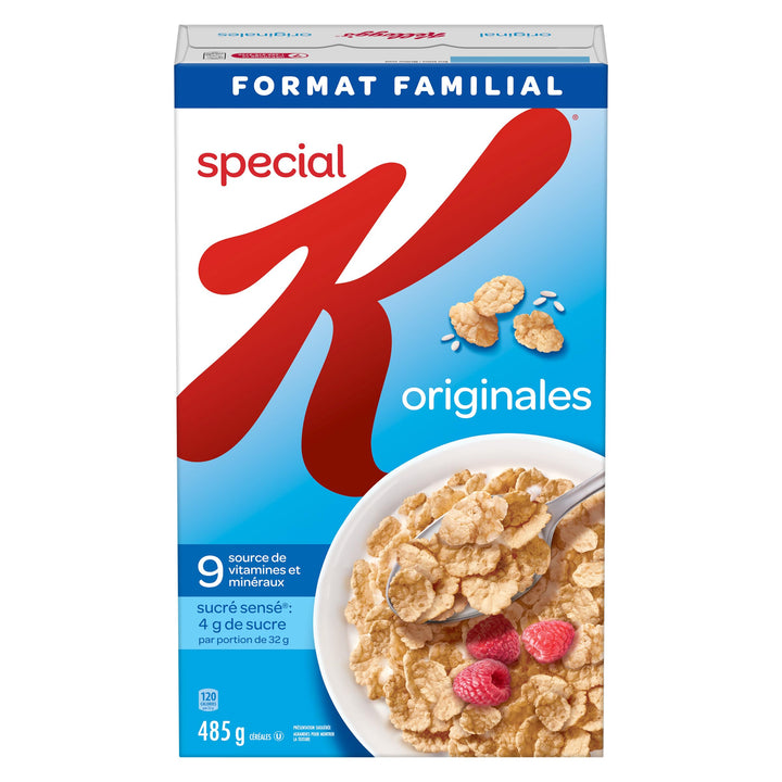 Kellogg's Special K Original Cereal - Family Size 2 x 485g - Canadian Distribution - Ships Free Within Canada on Orders Above CAD $199