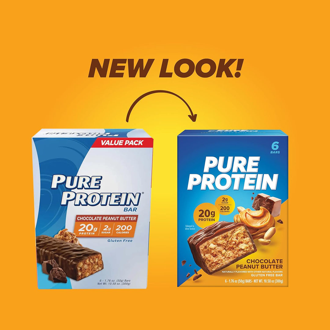 Pure Protein – Protein Bar Variety Pack – 18 Count