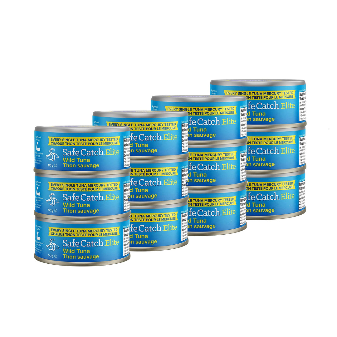 Safe Catch – Wild Tuna – Original – 12 × 5oz – Lowest Mercury Certified