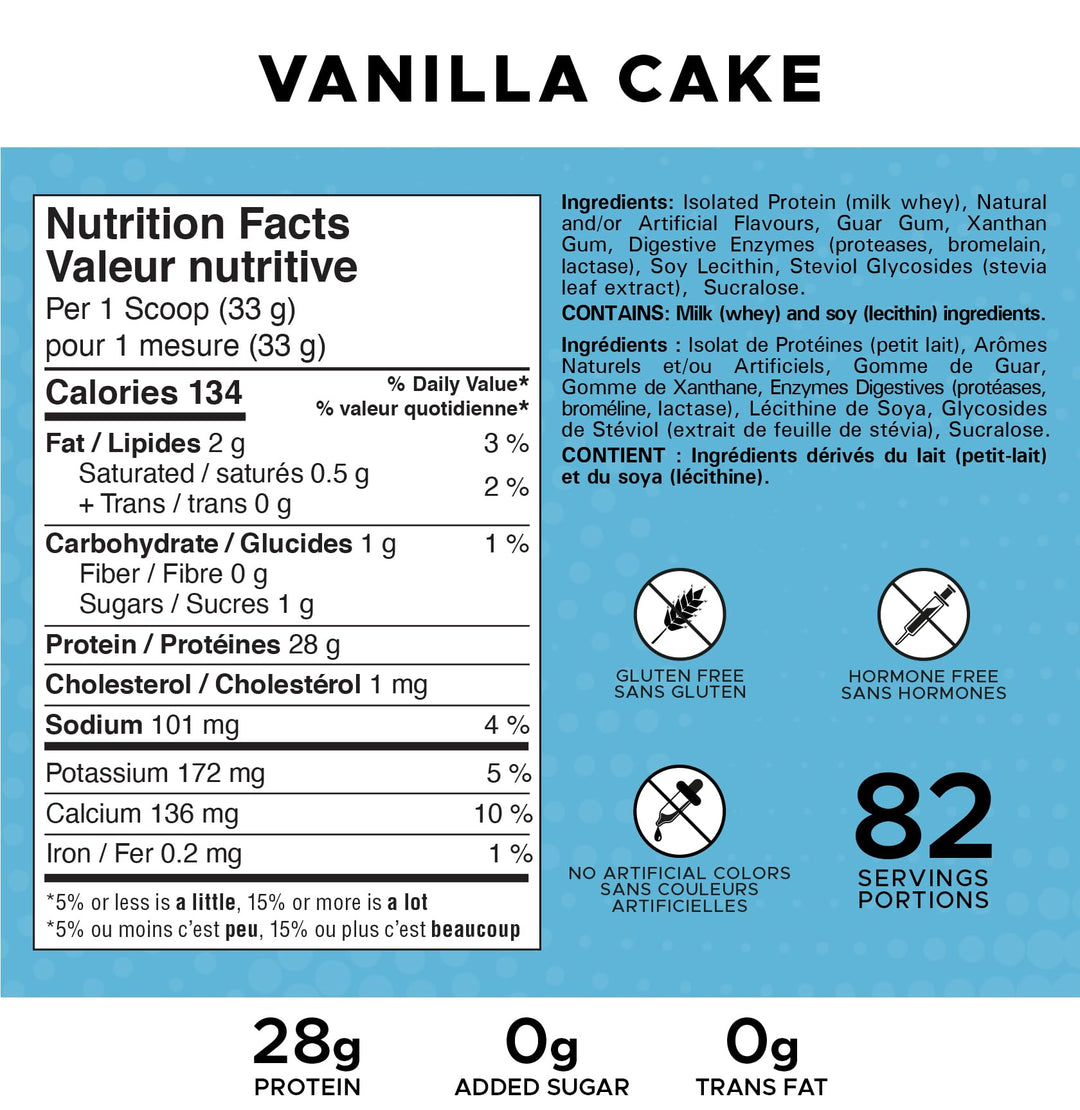 Revolution Nutrition – Iso Whey – Vanilla Cake – 6 lb