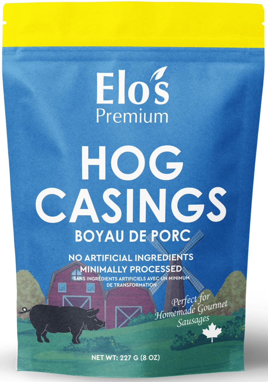Elo’s Premium – Natural Hog Casing – Standard – 227g – Made in Canada