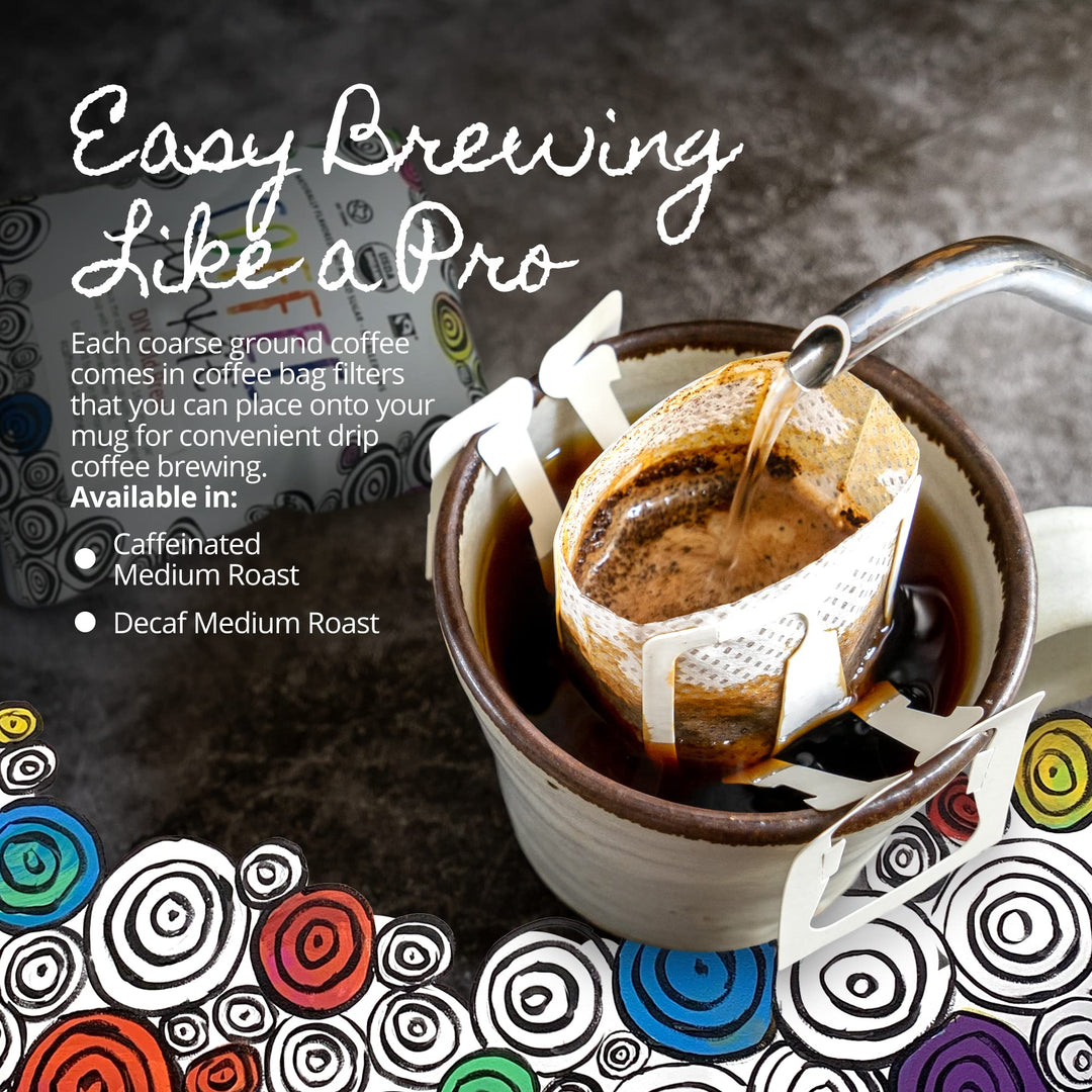 Coffee Junkie – Pour Over Coffee Advent Calendar – Assorted – 24 Servings – Organic roasted