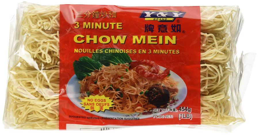 Y&Y 3 Minutes Chow Mein 2 x 454g - Canadian Distribution - Ships Free Within Canada on Orders Above CAD $199