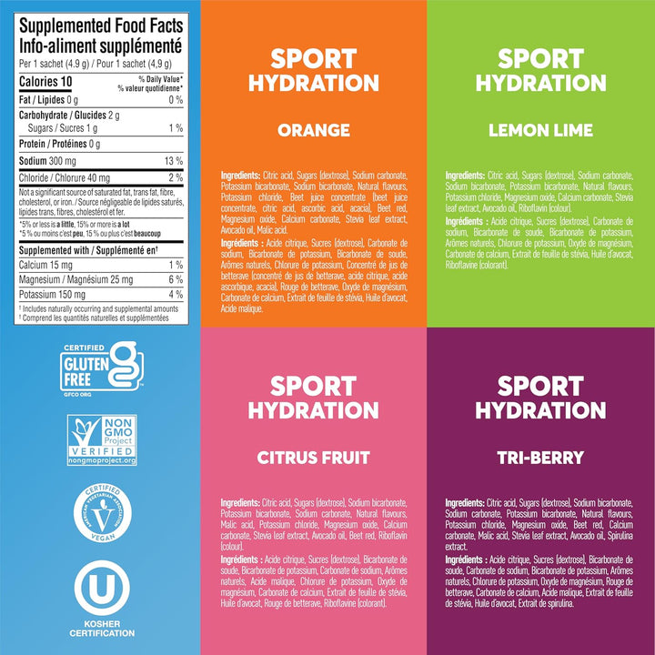 Nuun – Comprimés électrolytes pour sport – Agrumes et baies – 40 doses