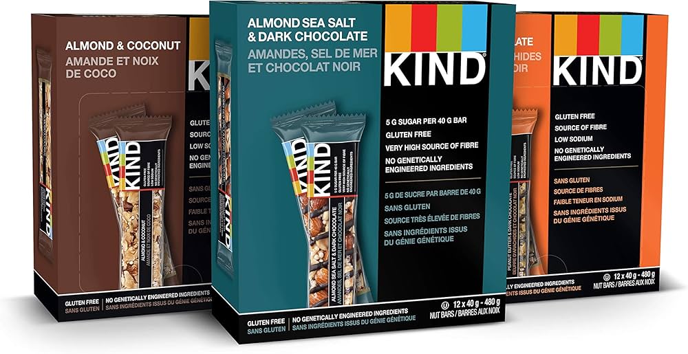 Snack Bar Variety Pack - 36 x 40 g - Kind Llc - Restaurant and Foodservice Ingredients - Canadian Distribution