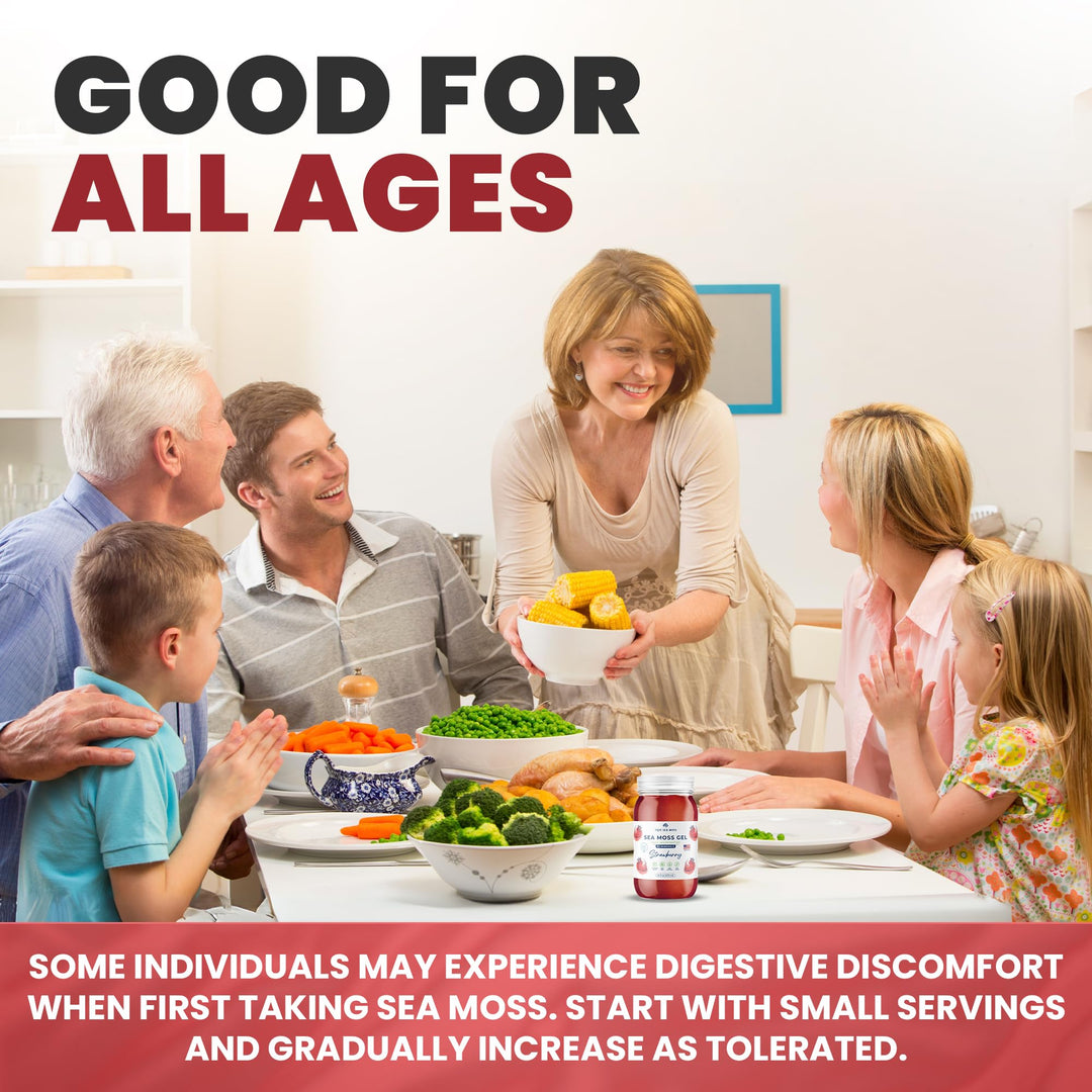 TrueSeaMoss – Sea Moss Gel – Strawberry – 473ml