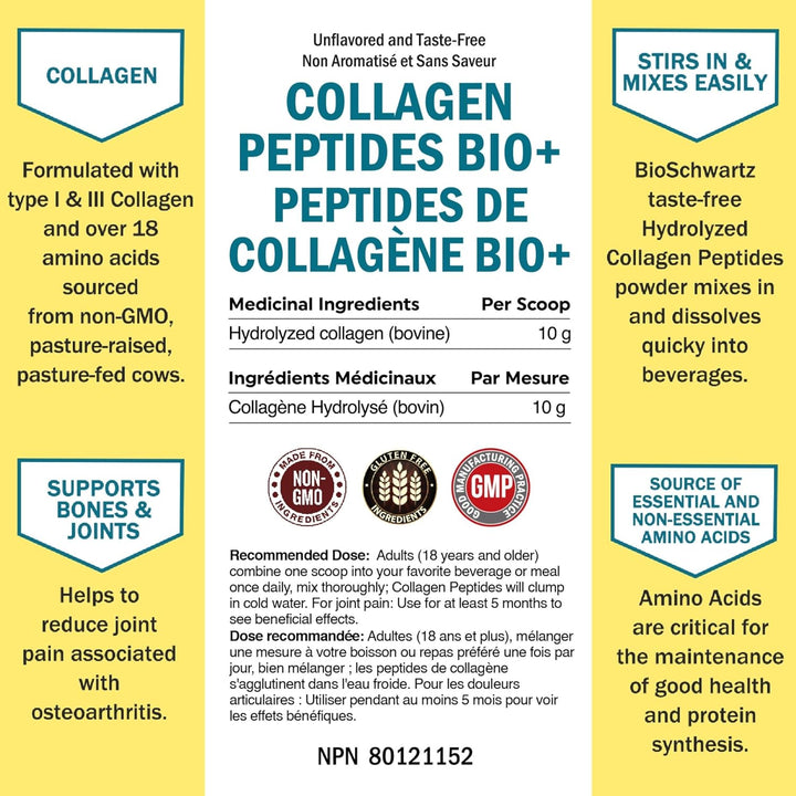 Collagen Peptides – Hydrolyzed Collagen Powder – Unflavored – 16 oz