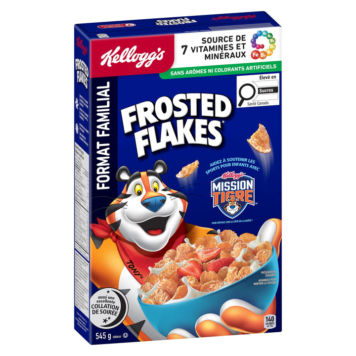 Kellogg's Frosted Flakes® Cereal 2 x 545g – Sweet & Crunchy Flakes - Canadian Distribution - Ships Free Within Canada on Orders Above CAD $199