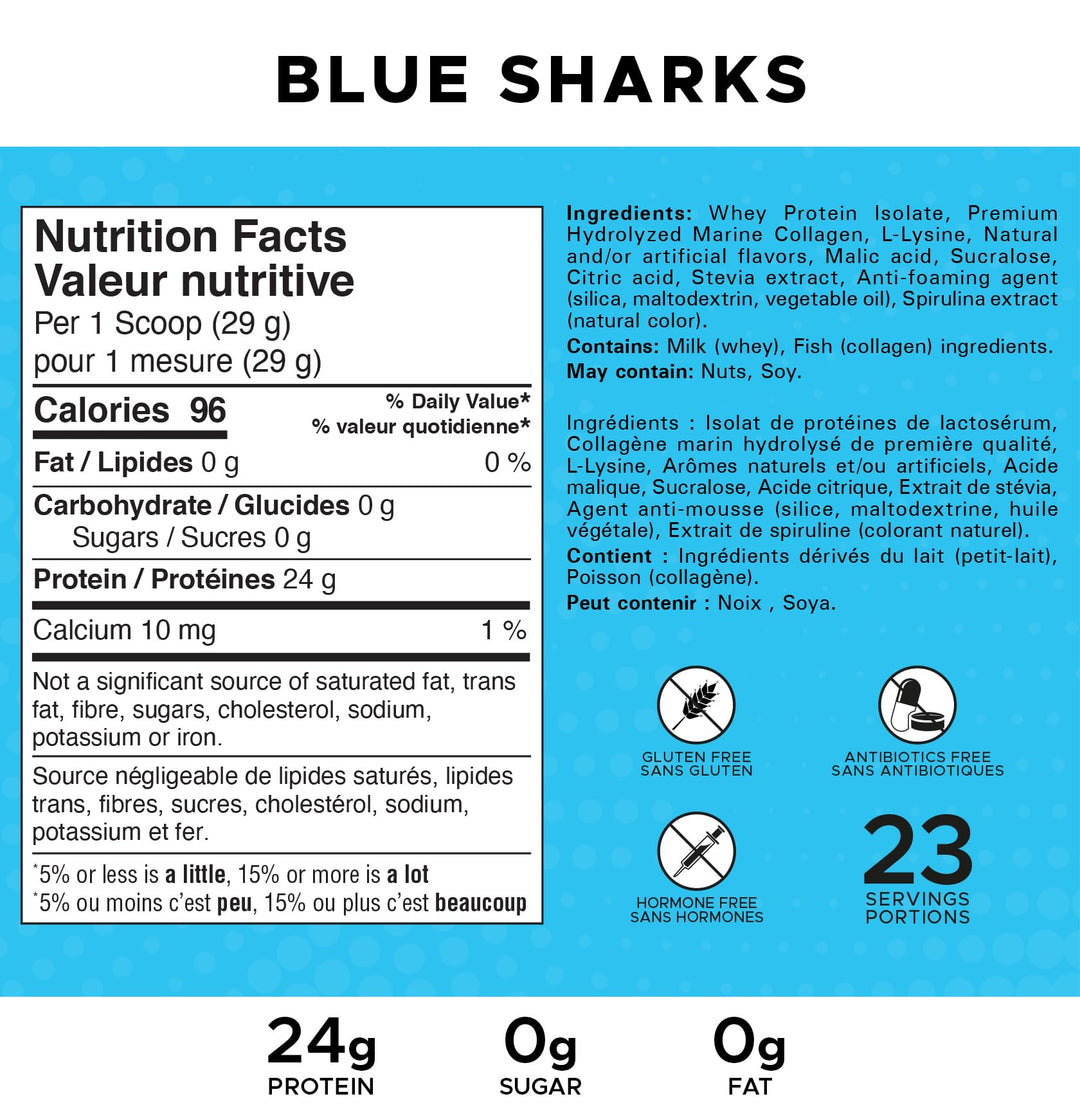Revolution Nutrition – Splash Clear Isolate – Blue Sharks – 667 g