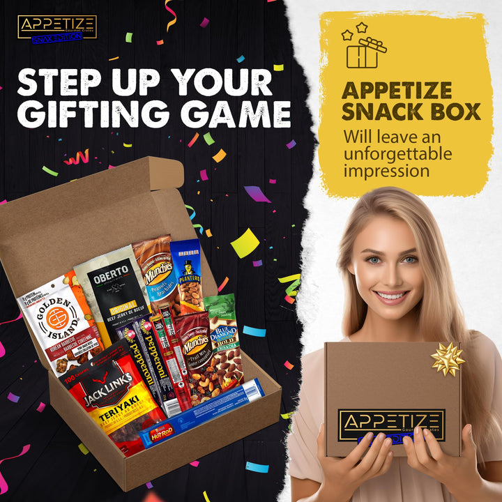 Carnivore – Beef Jerky Birthday Box – Assorted Meat Snacks – Gift set