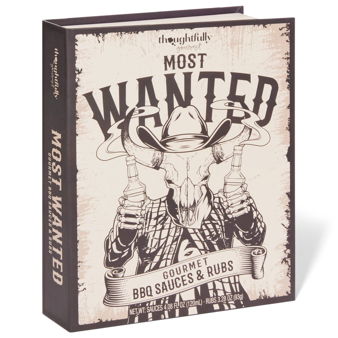 Thoughtfully – BBQ Sauce & Rub Gift Set – Western Theme – Set of 12