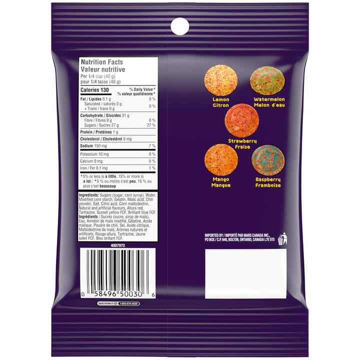 Skittles Sweet Heat Gummy Candy, 2 x 164g Bag - Canadian Distribution - Ships Free Within Canada on Orders Above CAD $199