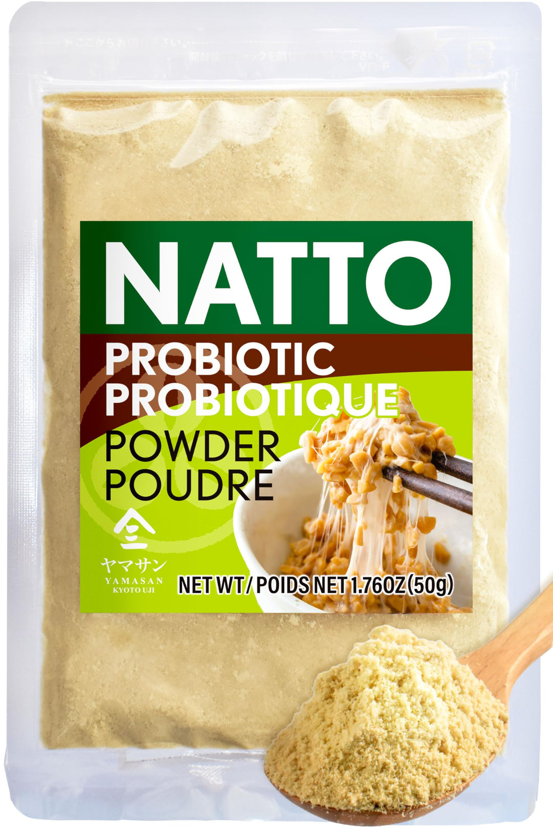Yamasan – Natto Powder – Freeze Dried – 50g – Probiotic prebiotic superfood
