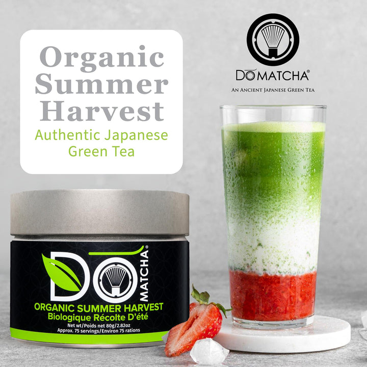 DoMatcha – Matcha Powder – Organic Summer Harvest – 80g Tin