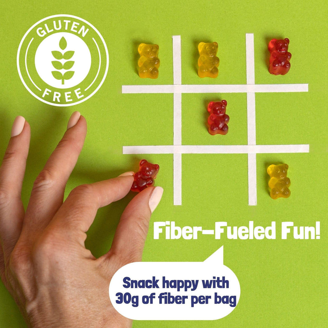 Jimmy Sevigny – GoGummy Low Sugar Gummy Bears – Variety Pack, 7 Flavours – 50g x 12