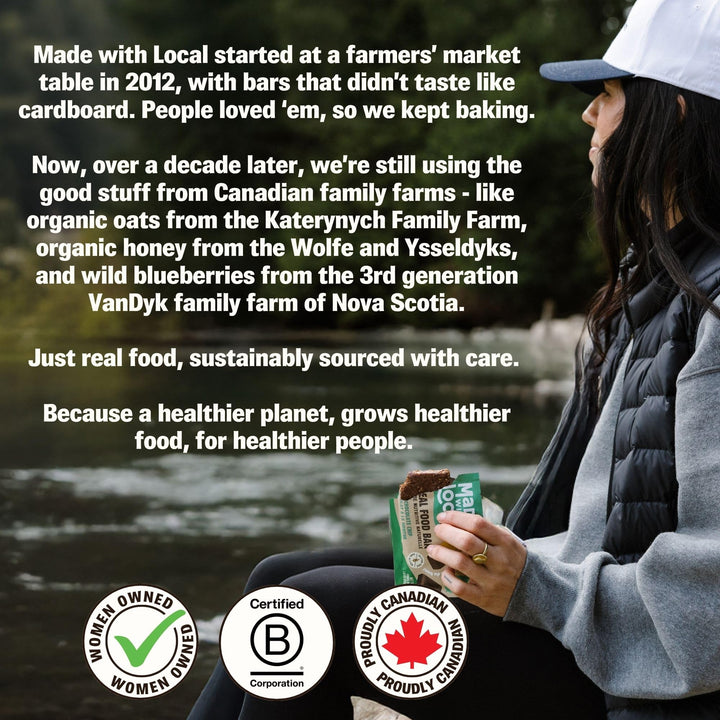 Made With Local – Protein Nut Butter Cookies – Peanut Butter Sea Salt – 12 Pack