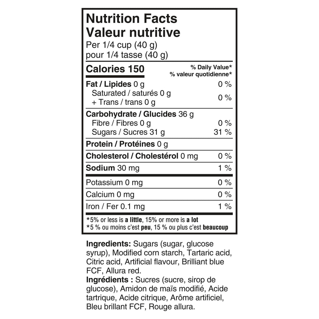SOUR PATCH KIDS Ice Pop Mix Candy – 2 x 315g - Canadian Distribution - Ships Free Within Canada on Orders Above CAD $199