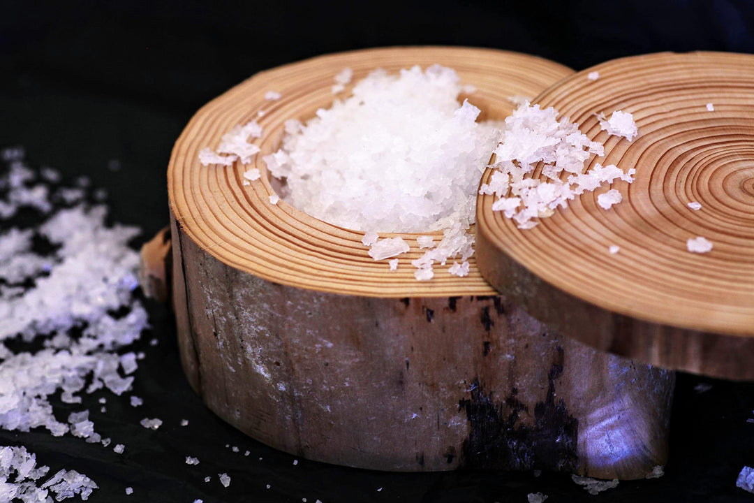 Vancouver Island Sea Salt - 2 x 250g Large Flakes - Hand-Harvested for Cooking, Baking & Finishing - Canadian Distribution - Ships Free Within Canada on Orders Above CAD $199