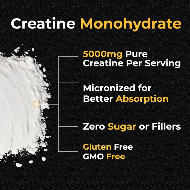 MetaLife – Creatine Monohydrate Powder – Unflavored – 1000 g, 200 Servings