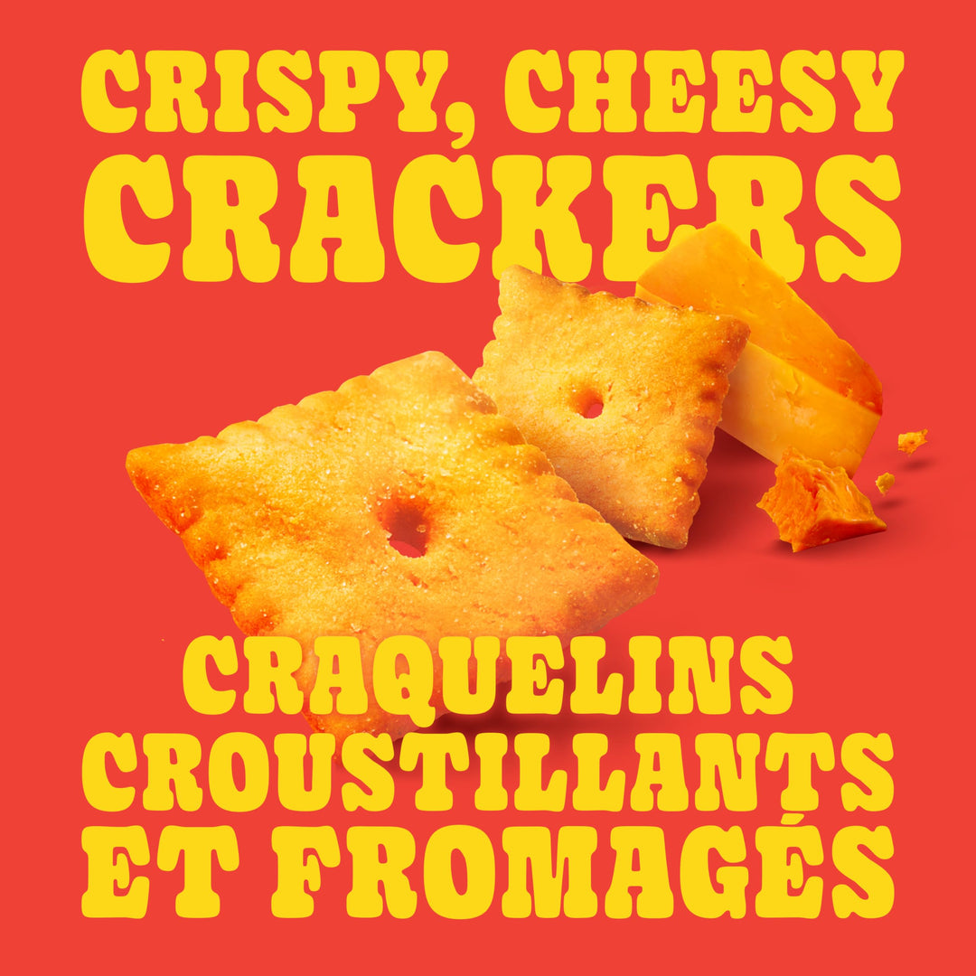 Pure Protein Cheddar Cheesy Crackers - 10G Protein Per Serving, Pack of 8 - Canadian Distribution - Ships Free Within Canada on Orders Above CAD $199