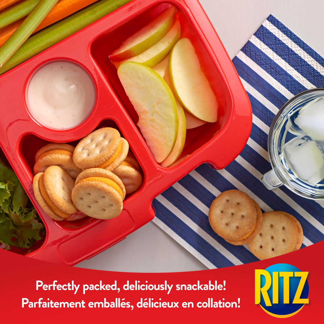 RITZ BITS Cheese Sandwiches - 30 Individual Snack Packs (1.26 kg) - Canadian Distribution - Ships Free Within Canada on Orders Above CAD $199