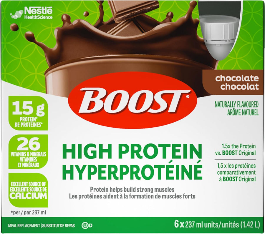 BOOST – High Protein Meal Drink – Chocolate – 24 x 237 ml
