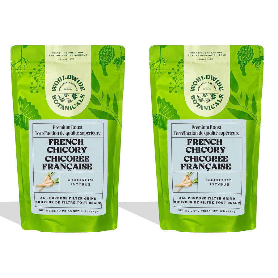 Worldwide Botanicals – Roasted Chicory Root – Original – 2 × 454g – Coffee alternative