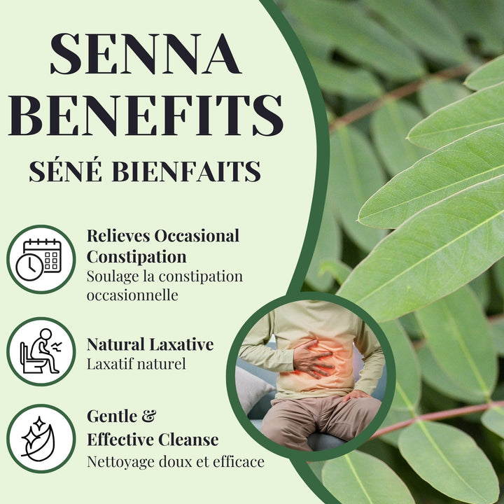 PHYTOVIE – Organic Senna Detox Tea – Senna Herbal Blend – 50 Tea Bags – Natural laxative