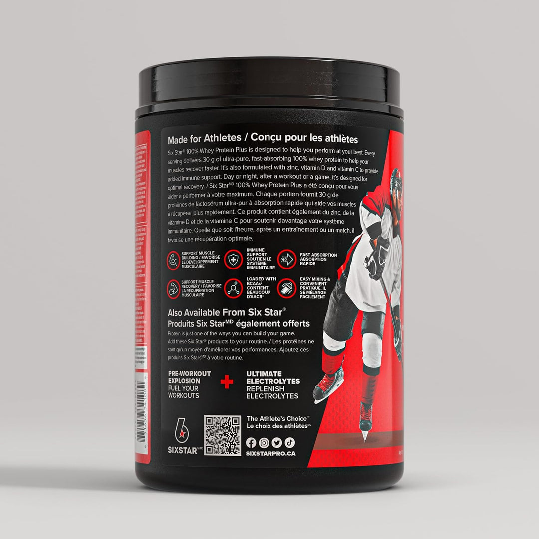 Six Star – Whey Protein Powder Plus – Triple Chocolate – 20 Servings