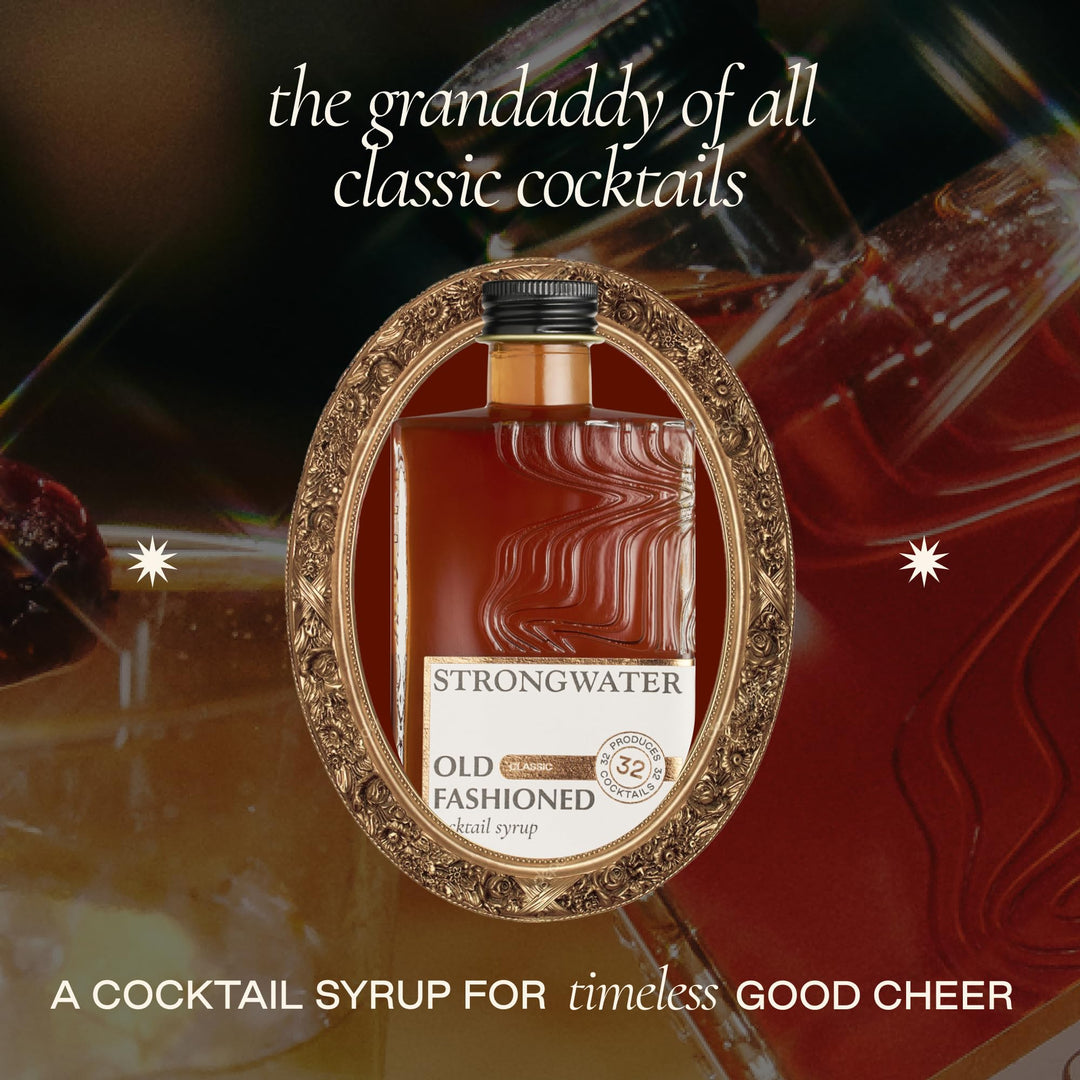Strongwater – Old Fashioned Mix – Craft Syrup – 8 oz